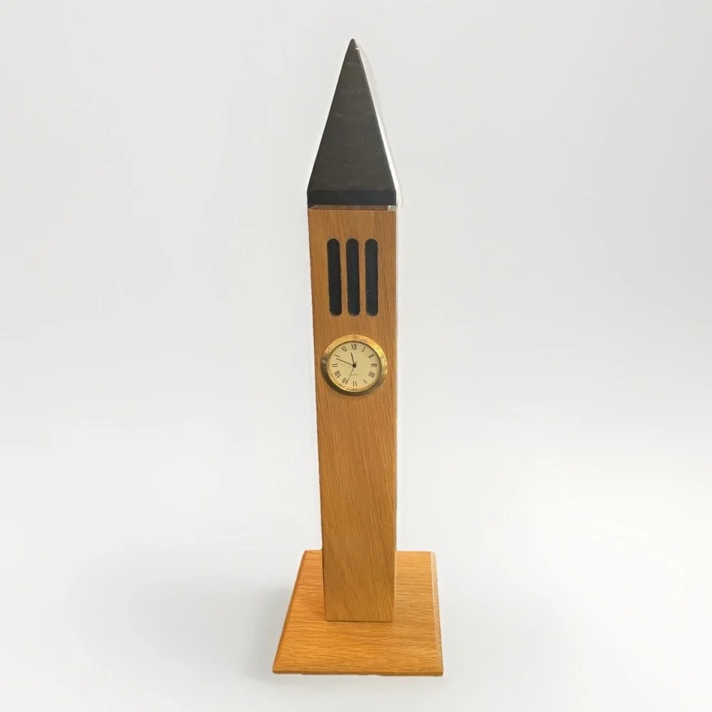 Vintage RARE Cornell University Wood Clock McGraw Tower 14